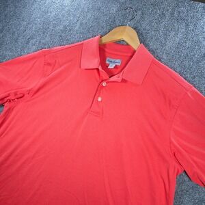 Walter Hagen Golf Polo Mens M Pink Short Sleeve Cotton Made In Peru #AB969